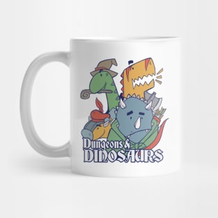 Dungeons and Dinosaurs - DND Mug